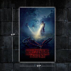 Stranger Things poster - 11x17 wall art print merch gift netflix series movie